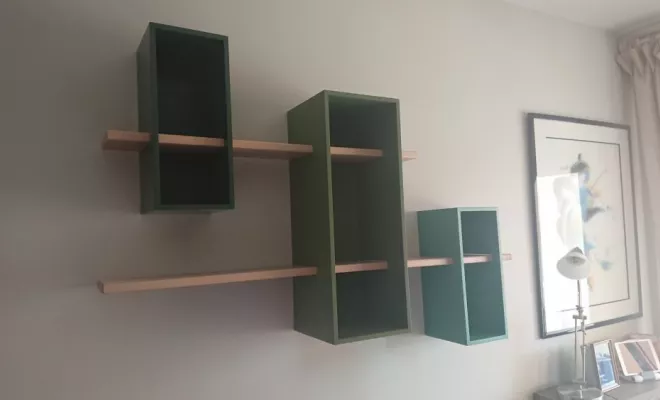 Installation d'étagère, Lyon, HABILOME