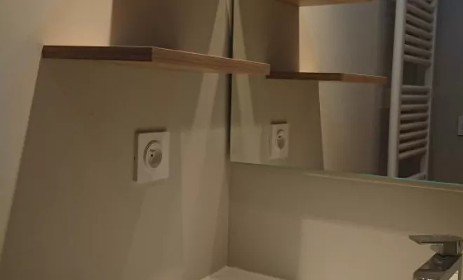 Installation d'étagère, Lyon, HABILOME